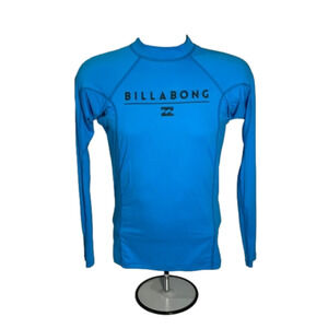 BILLABONG shirt, medium, blue, nylon & spandex, UVA/UVB